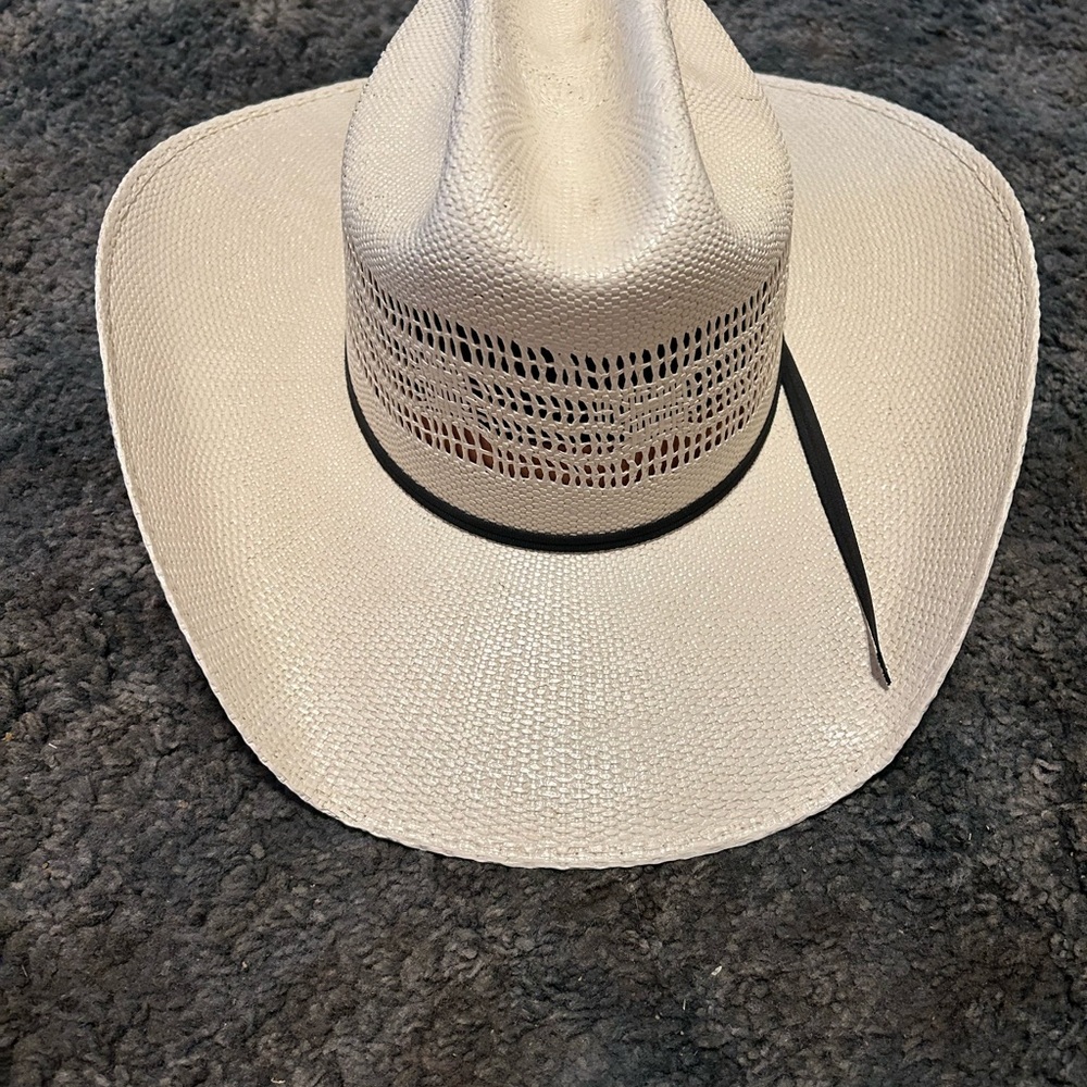 Resistol Ringer 7x Bangora Straw Cowboy Hat. Size 7 1/8. Brand new